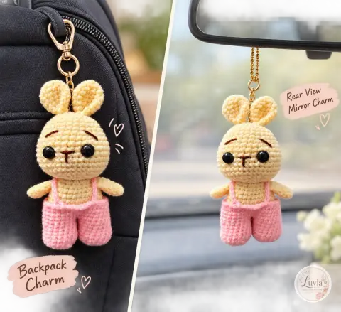Cute Bunny — Handmade Crochet Bunny Toy, photo 2